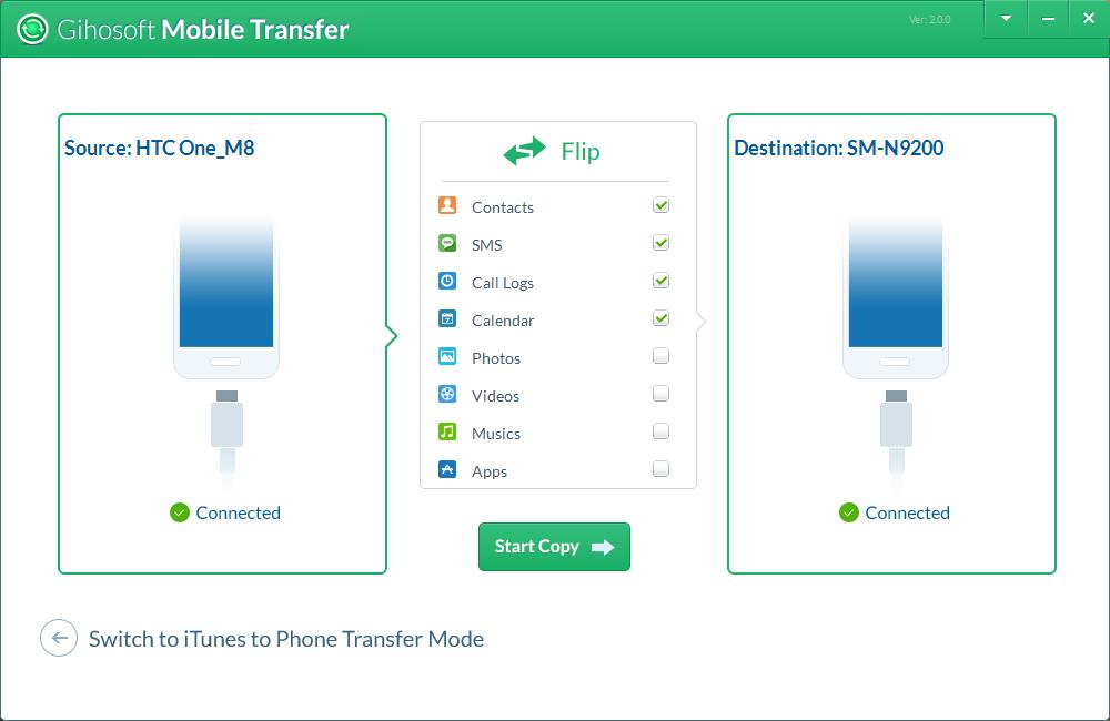 Gihosoft Mobile Transfer - Screenshot #2