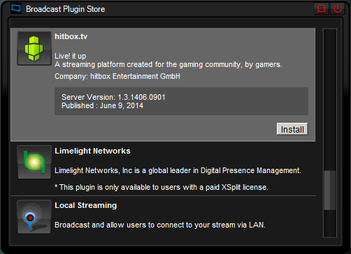 XSplit Broadcaster - Screenshot #16