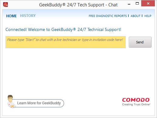Geekbuddy chat