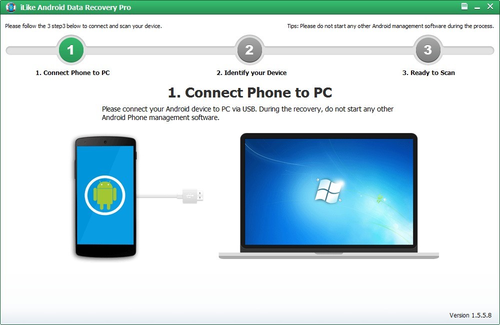 iLike Android Data Recovery Pro - Screenshot #3