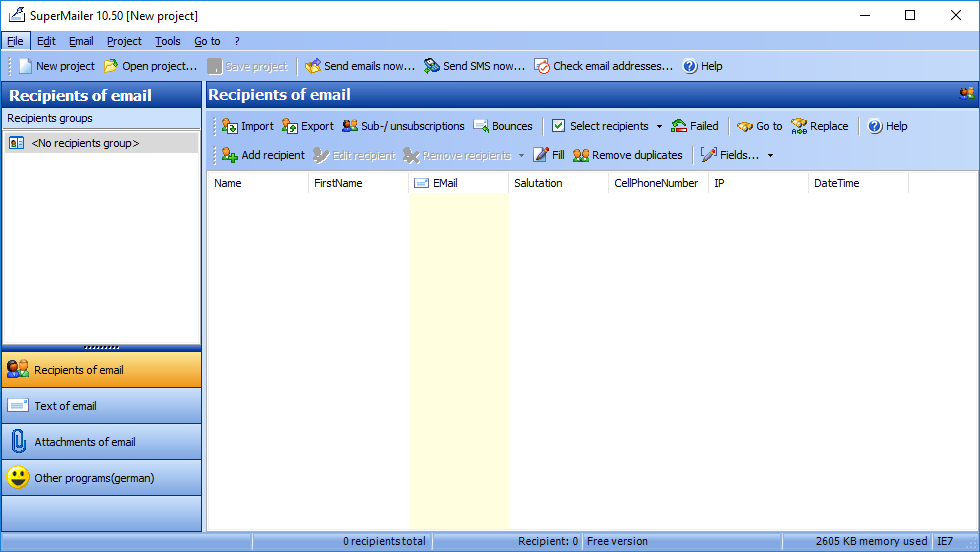 SuperMailer - Screenshot #3