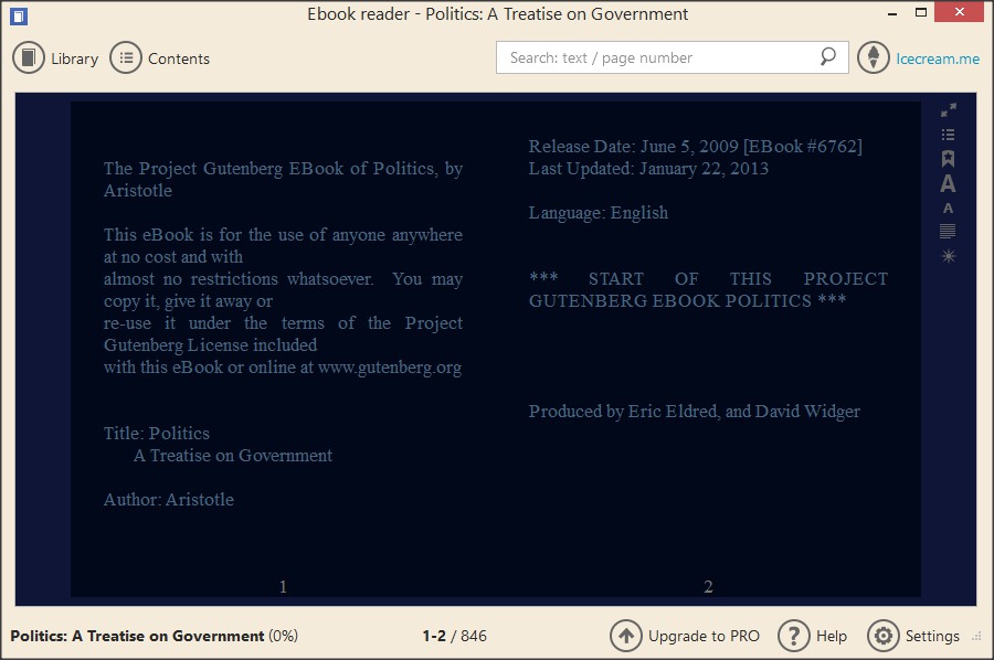 IceCream Ebook Reader 6.37 Pro download the new version for windows