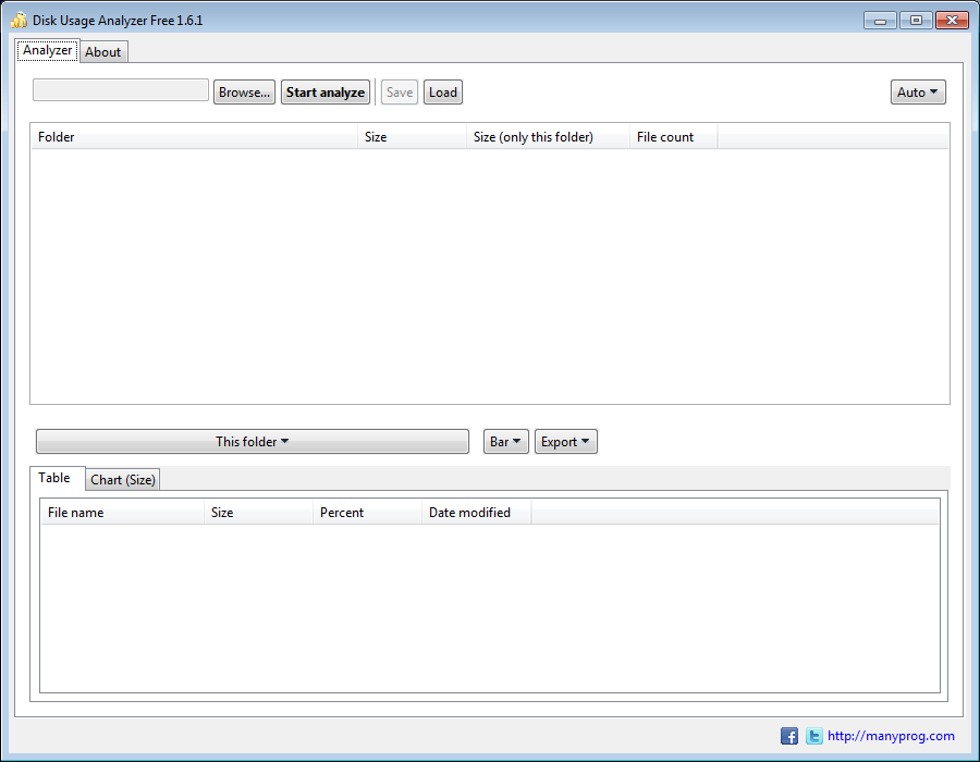 Disk Usage Analyzer Free - Screenshot #1