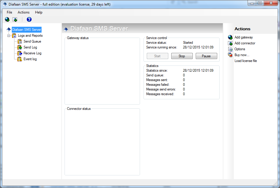 Diafaan SMS Server - Screenshot #4