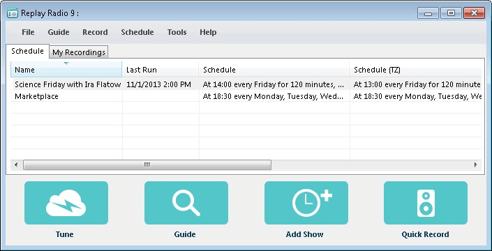 Replay Radio - Screenshot #1