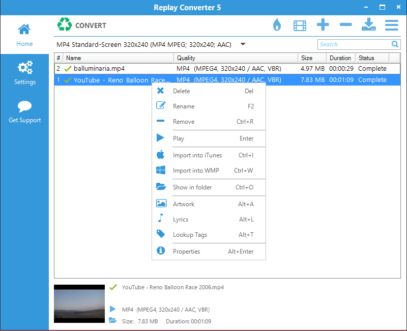 Replay Converter - Screenshot #1