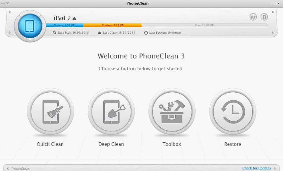 phoneclean 2.0.1