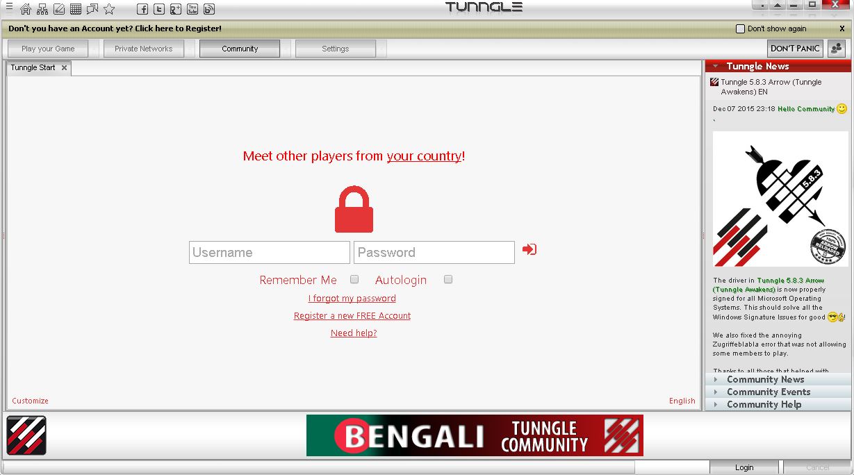 Tunngle - Screenshot #1