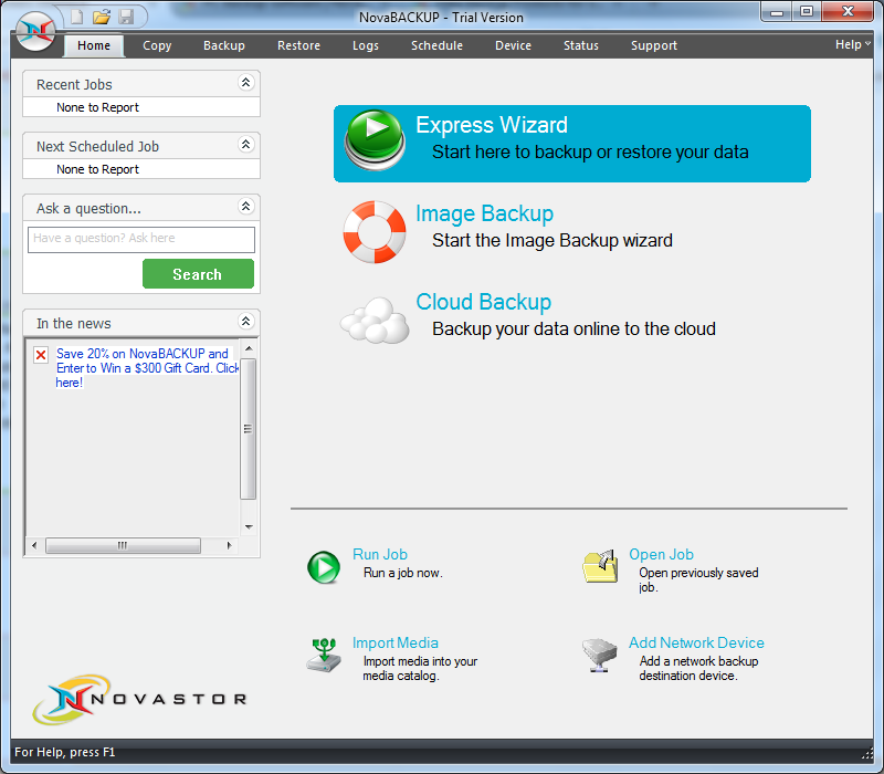 NovaBackup latest version Get best Windows software