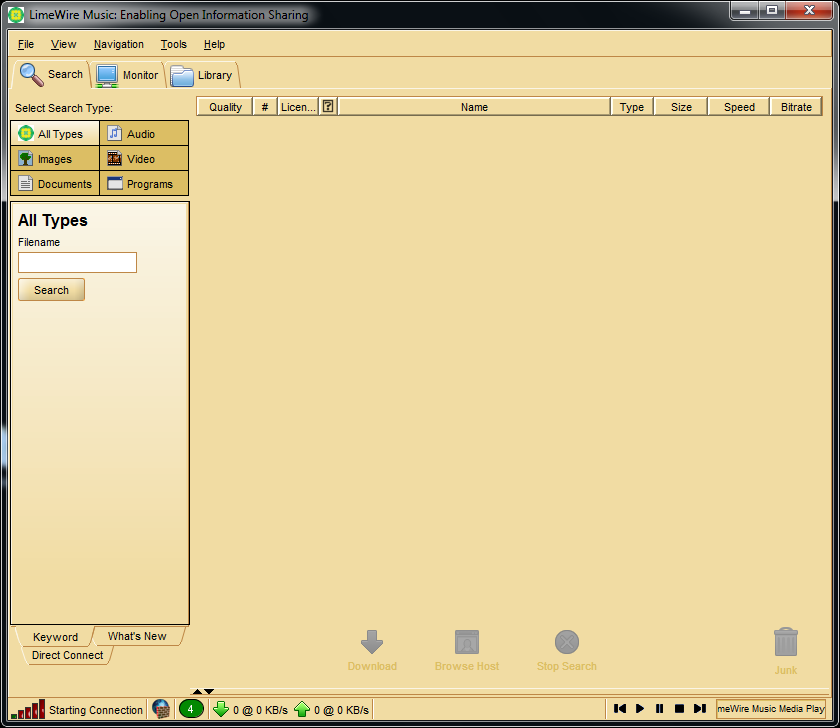 LimeWire Music - Screenshot #4