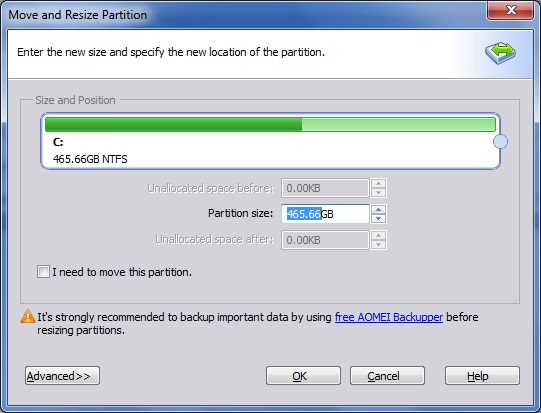 AOMEI Partition Assistant Standard Edition - Screenshot #3