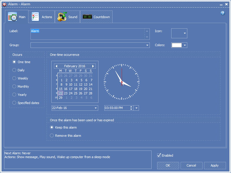 Hot Alarm Clock latest version Get best Windows software
