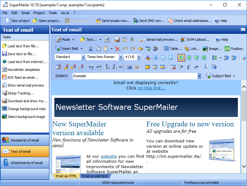 SuperMailer - Screenshot #2