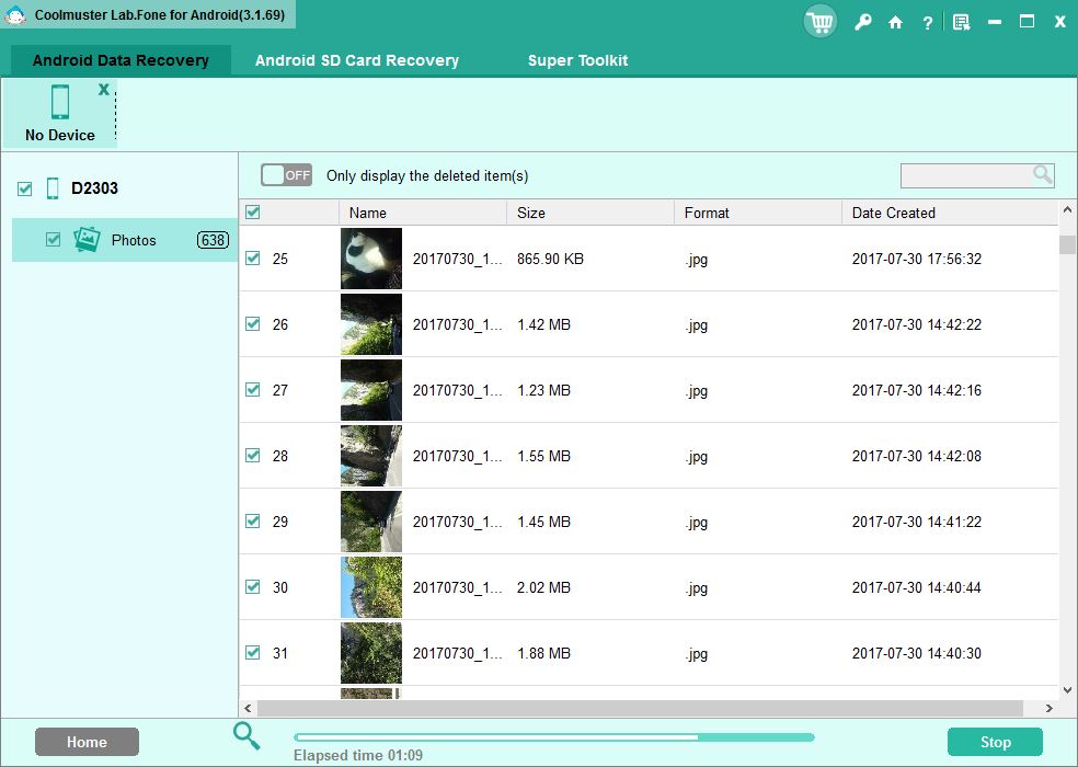 Coolmuster Lab.Fone for Android - Screenshot #3