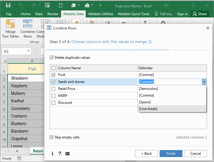 Combine Rows Wizard for Microsoft Excel latest version Get best