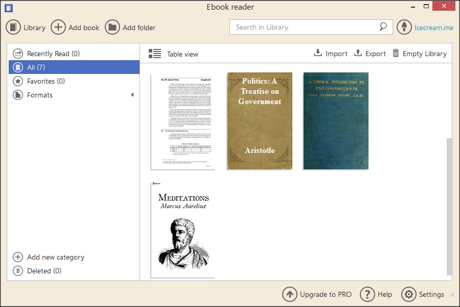 download IceCream Ebook Reader 6.42 Pro free