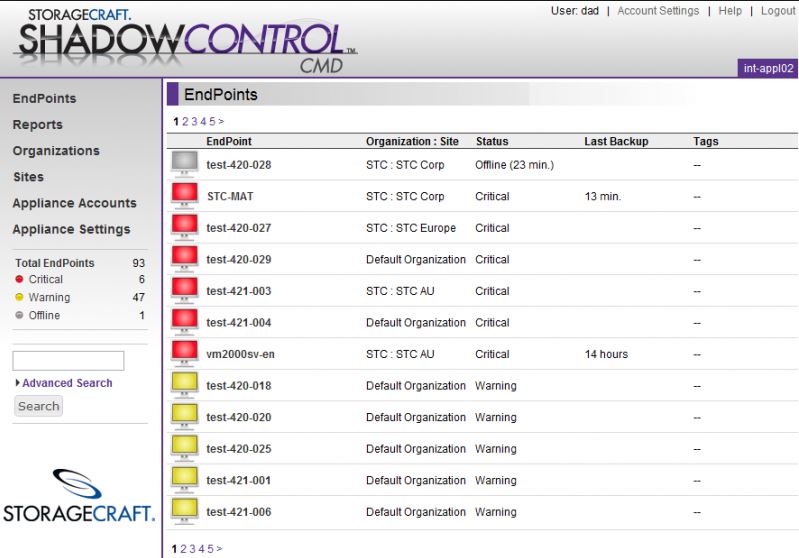 StorageCraft ShadowControl latest version Get best Windows software