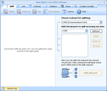 Serial Port Splitter - Screenshot #1