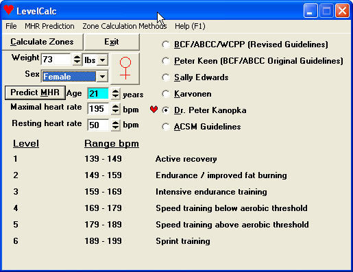 Machinehead LevelCalc (32 bit) - Screenshot #1