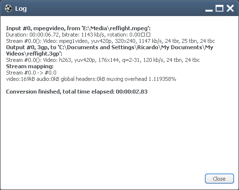 Xilisoft 3GP Video Converter - Screenshot #11