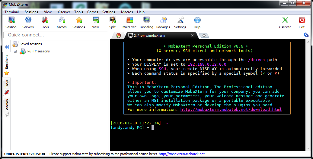 MobaXterm - Screenshot #18