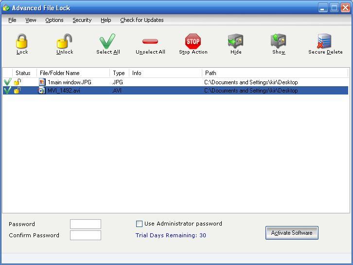 Advanced File Lock - Screenshot #6