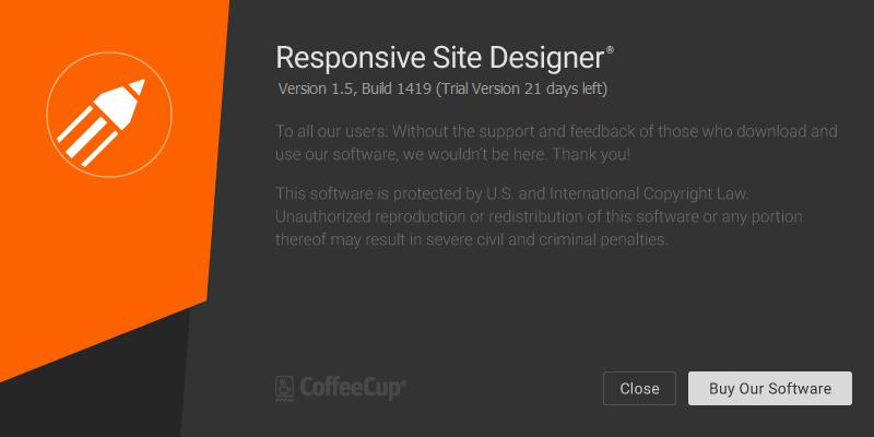 responsive site designer coffeecup software wrap text