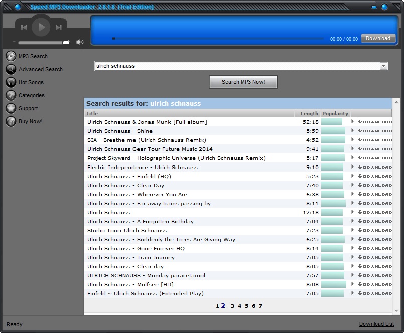 Speed MP3 Downloader - Screenshot #8