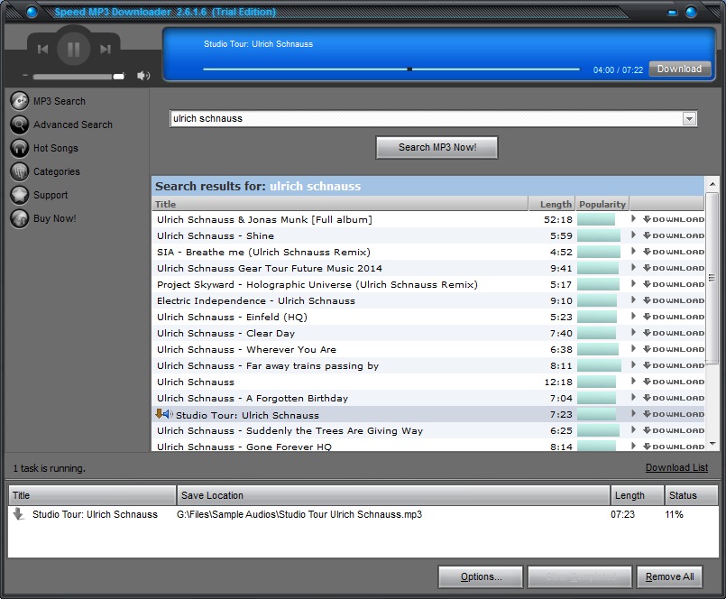 Speed MP3 Downloader latest version Get best Windows software