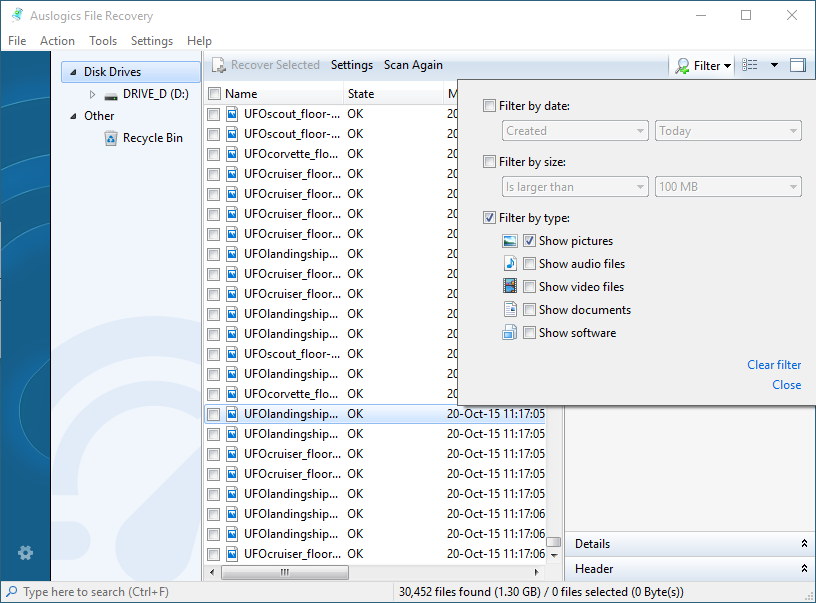 Auslogics File Recovery Pro 11.0.0.3 for windows download free