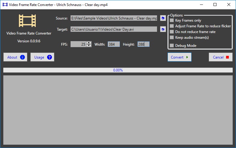 Free Video FPS Converter - Screenshot #2