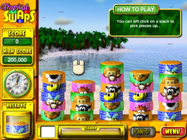 Tropical Swaps Games