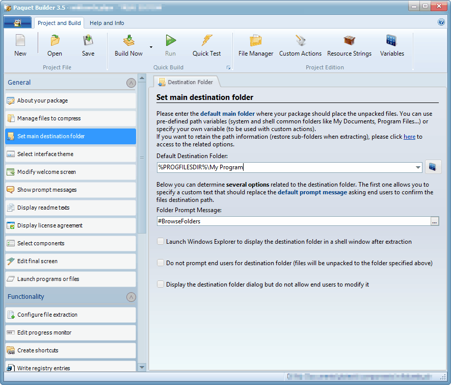 Paquet Builder - Screenshot #3