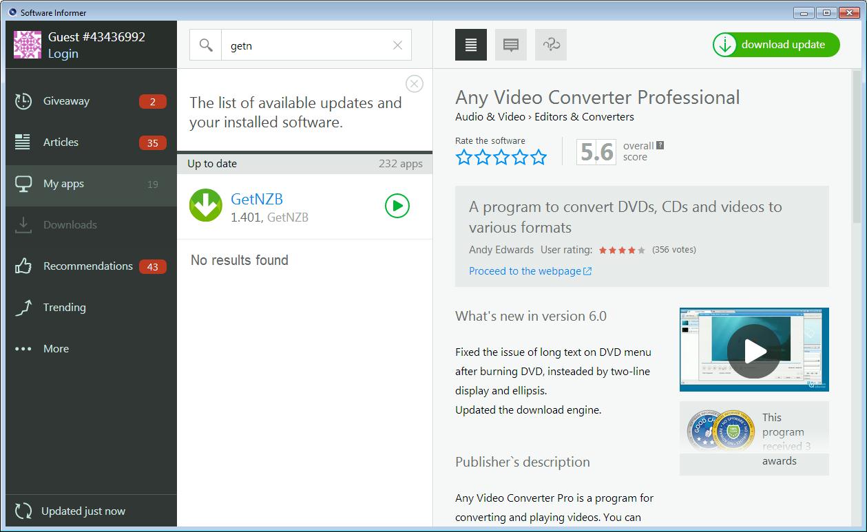 GetNZB - Screenshot #1