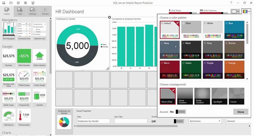 Microsoft SQL Server Mobile Report Publisher - Screenshot #1