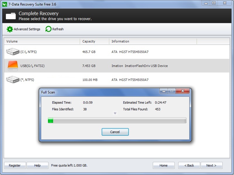 7-Data Recovery Suite - Screenshot #9