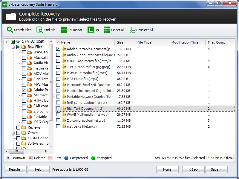 7-Data Recovery Suite - Screenshot #8
