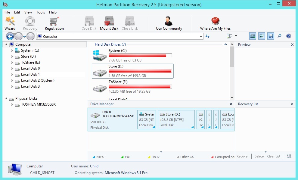 instal the new Hetman Partition Recovery 4.8