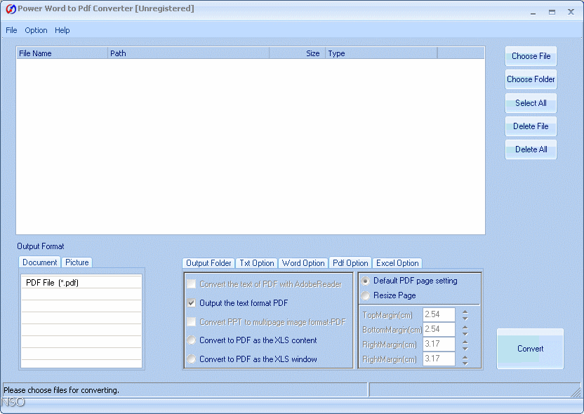 Power Word to Pdf Converter - Screenshot #9