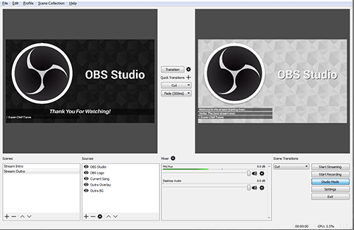 downloading OBS Studio 29.1.3