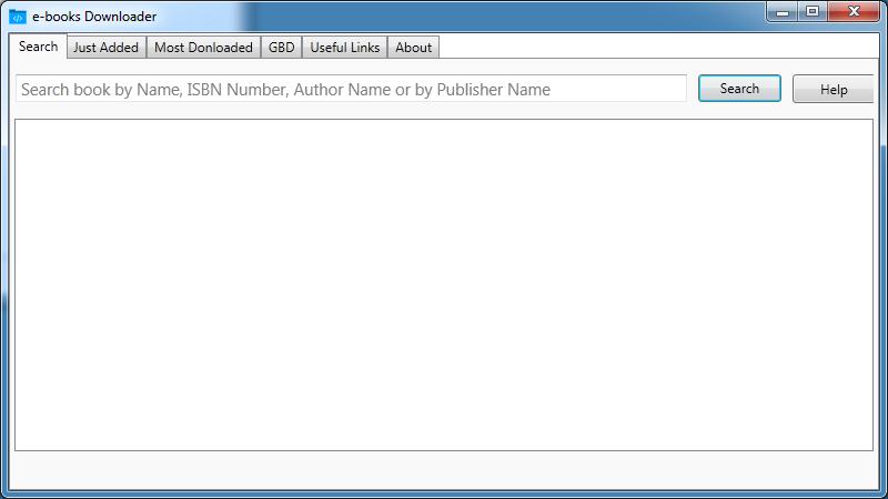 E-Book Downloader - Screenshot #1