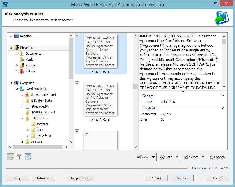 Magic Word Recovery 4.6 for windows download free