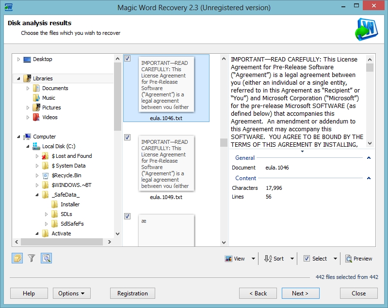 Magic Word Recovery 4.6 free