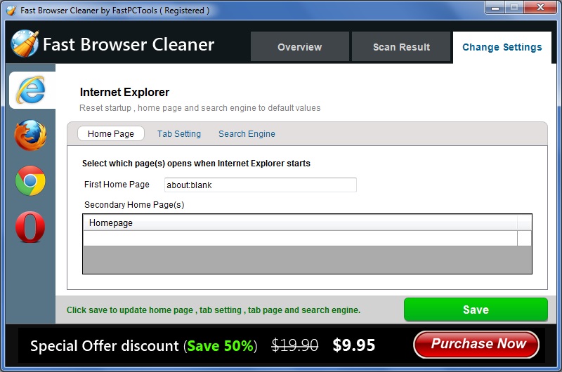 Browser Cleaner download the last version for windows