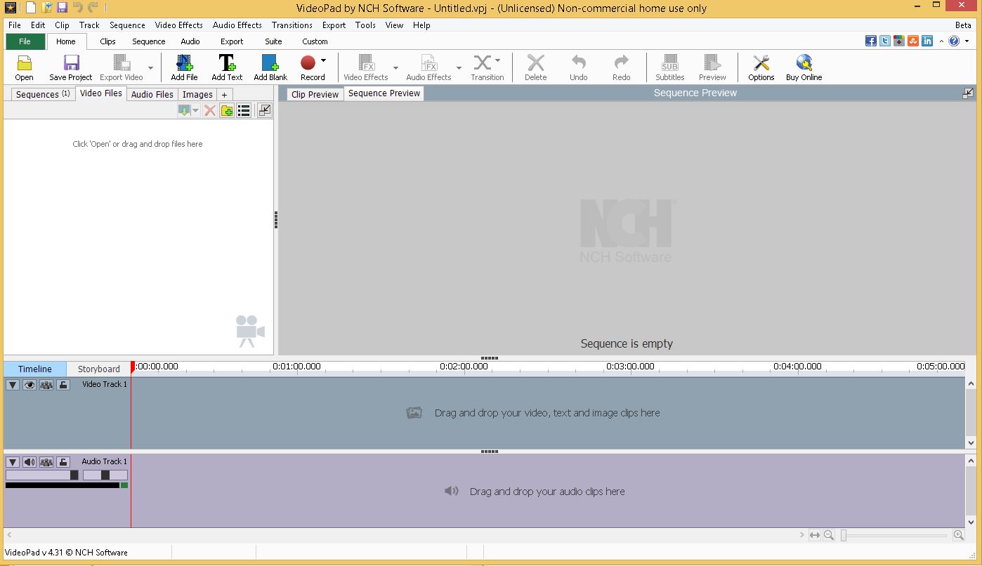 VideoPad Video Editor - Screenshot #9