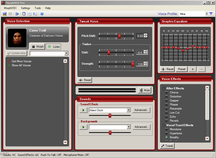 MorphVOX Pro - Screenshot #9