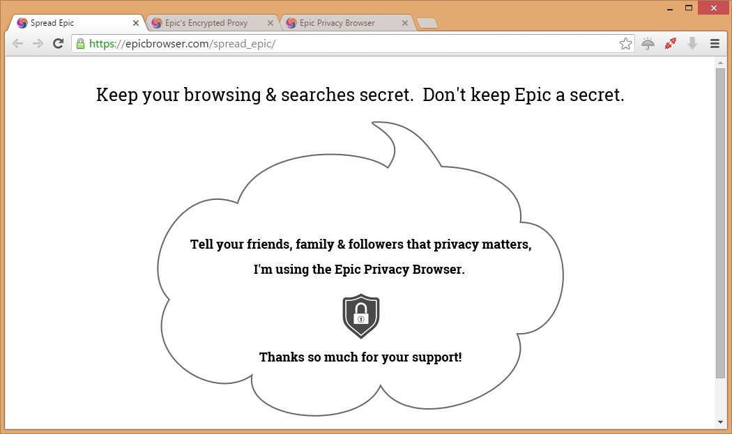 Epic Privacy Browser latest version Get best Windows software