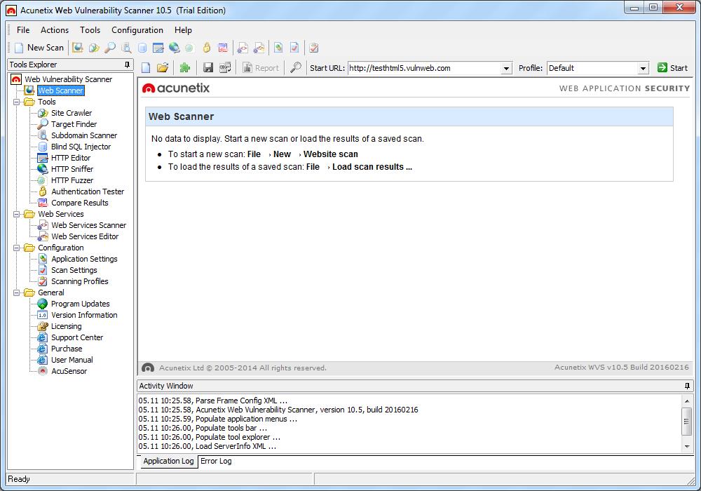 Acunetix Web Vulnerability Scanner - Screenshot #6