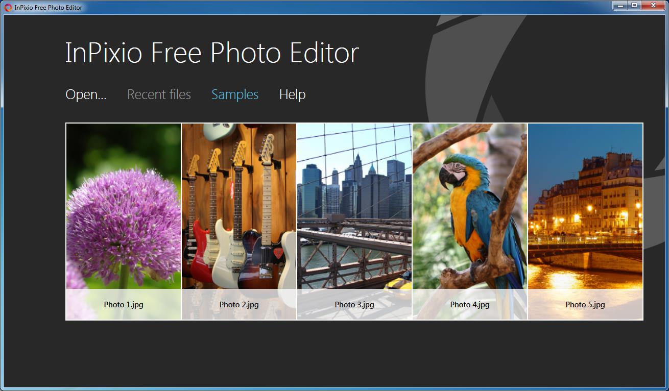 InPixio Photo Editor - Screenshot #1