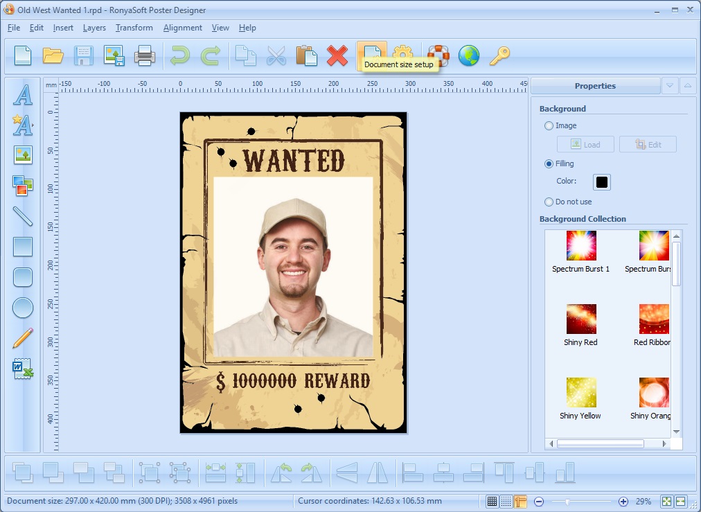 RonyaSoft Poster Designer latest version Get best Windows software